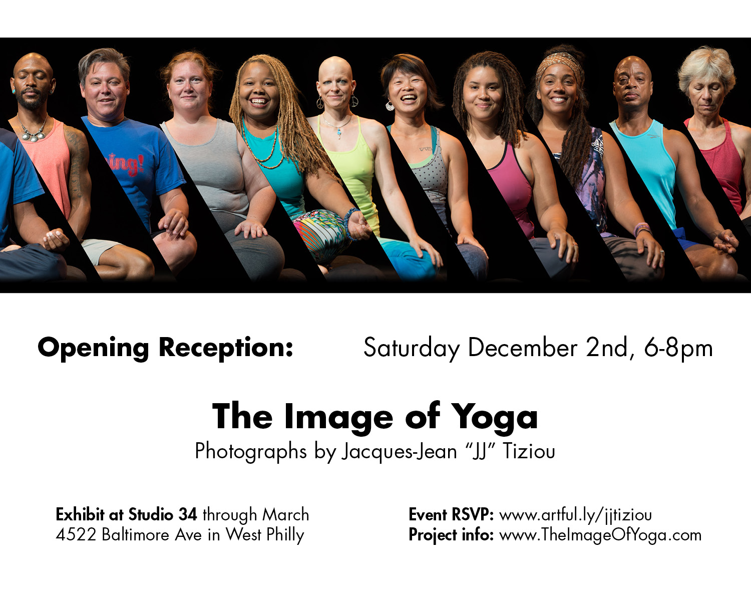 The Image of Yoga: Exhibit at Studio 34! – JJ Tiziou
