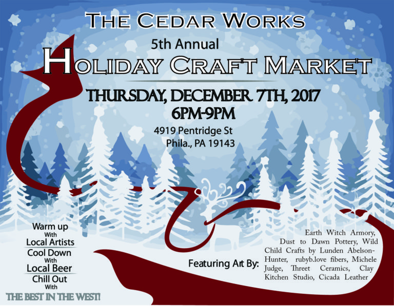 Cedar Works Holiday Craft Market / Open Studio